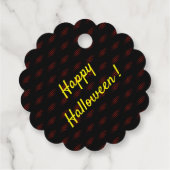Happy Halloween Bedankjes Labels (Achterkant)