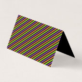 Happy Halloween behandelde tas draagtas met monste Visitekaartje (Achterkant)