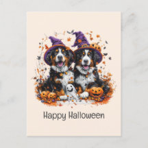 Happy Halloween Berner Mountain Dogs