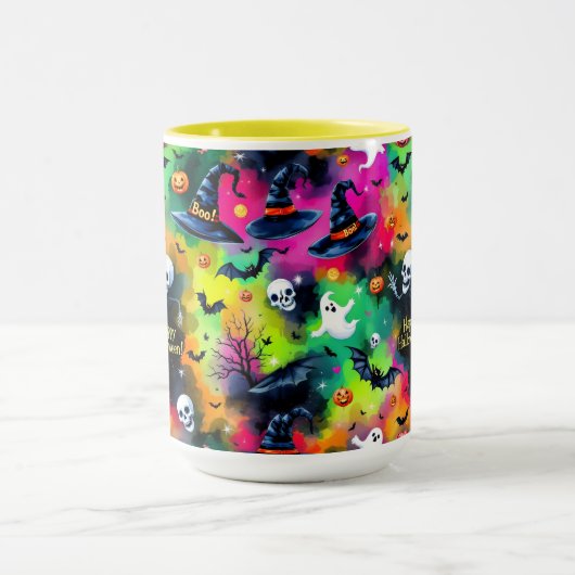 Happy Halloween beroemd gemaakt door Natasha Us Mok (Midden)