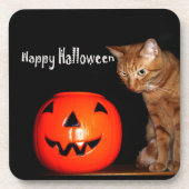 Happy Halloween Beverage Coaster Bier Onderzetter (Voorkant)