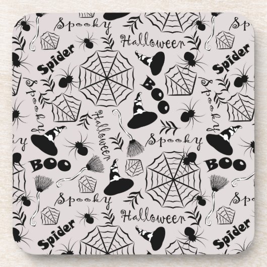 Happy Halloween Bier Onderzetter (Voorkant)