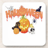 Happy Halloween Bier Onderzetter (Voorkant)