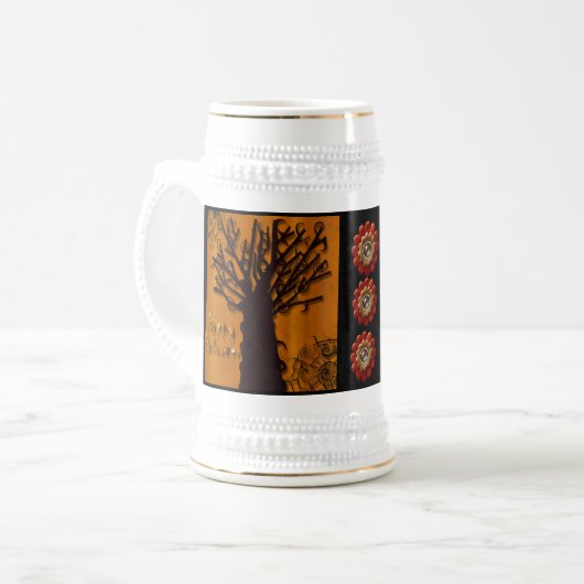 Happy Halloween Bierpul (Voorkant links)