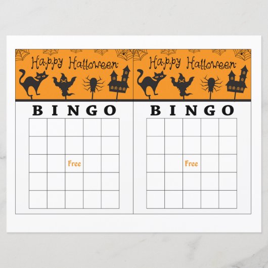 Happy Halloween bingo (Voorkant)
