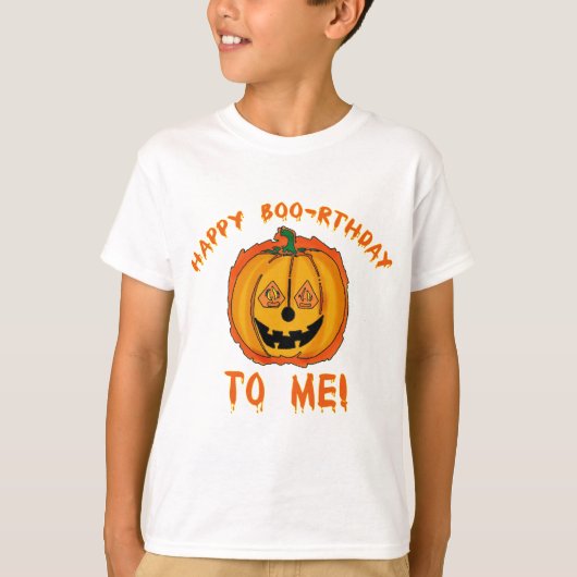 Happy Halloween Birthday T-shirts en cadeautjes (Voorkant)