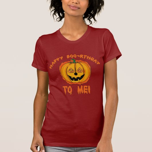 Happy Halloween Birthday T-shirts en cadeautjes (Voorkant)