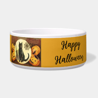 Happy Halloween Black Cat Bathroom Decor Voerbakje