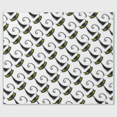 Happy Halloween Black Cat Cadeaupapier (Vlak)