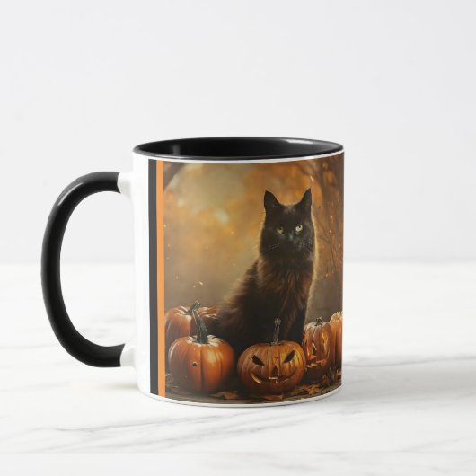 Happy Halloween Black Cat Collectie Mok (Links)