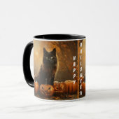 Happy Halloween Black Cat Collectie Mok (Voorkant links)