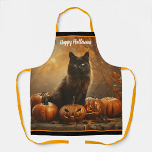 Happy Halloween Black Cat Collectie Schort
