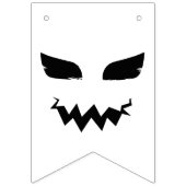 Happy Halloween Black en White Vlaggetjes (Eerste vlag)