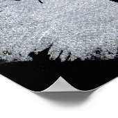 Happy Halloween Black Widow Spider Web Poster (Hoek)