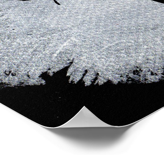 Happy Halloween Black Widow Spider Web Poster (Hoek)