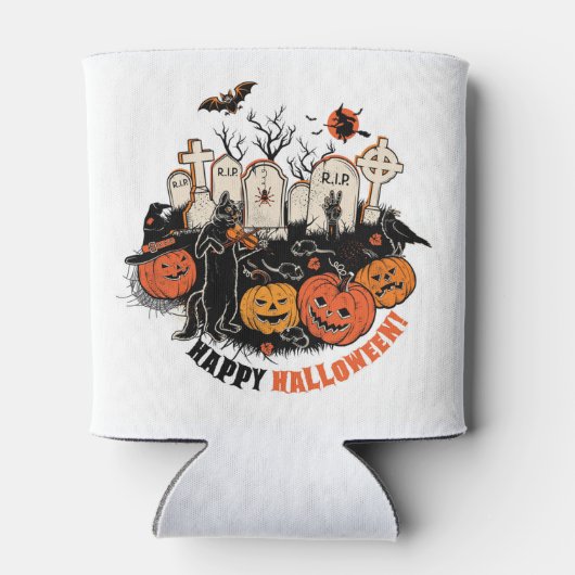 Happy Halloween Blikjeskoeler (Achterkant)