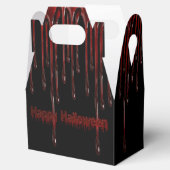 Happy Halloween Blood Drivers Gable Favor Box Bedankdoosjes (Geopend)