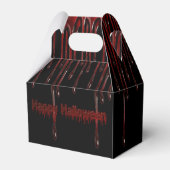 Happy Halloween Blood Drivers Gable Favor Box Bedankdoosjes (Voorkant Zijde)