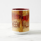 Happy Halloween Blood Sined Wall Mok (Midden)