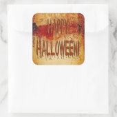 Happy Halloween Blood Sined Wall Sticker (Tas)