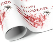 Happy Halloween Bloody Scratches Cadeaupapier (Rol Hoek)