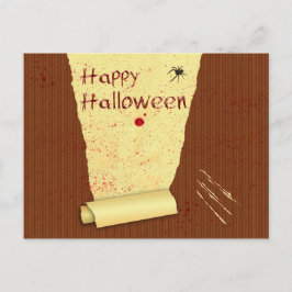 Happy Halloween Bloody Wallpaper Briefkaart
