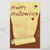 Happy Halloween Bloody Wallpaper Briefpapier (Voorkant)