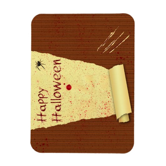 Happy Halloween Bloody Wallpaper Magneet (Verticaal)