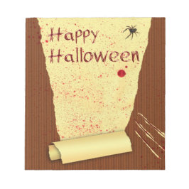 Happy Halloween Bloody Wallpaper Notitieblok