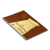 Happy Halloween Bloody Wallpaper Notitieboek (Rechterzijde)