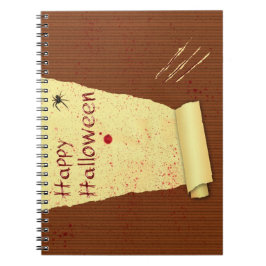 Happy Halloween Bloody Wallpaper Notitieboek
