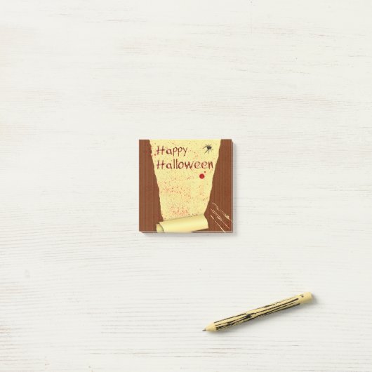 Happy Halloween Bloody Wallpaper Post-it® Notes (Op bureau)