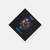 Happy Halloween Blue Eyes Evil Clown Servet (Hoek)