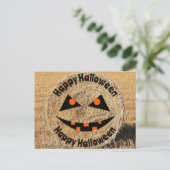 Happy Halloween Boer Rancher Hey Trick or treat Briefkaart (Staand voorkant)