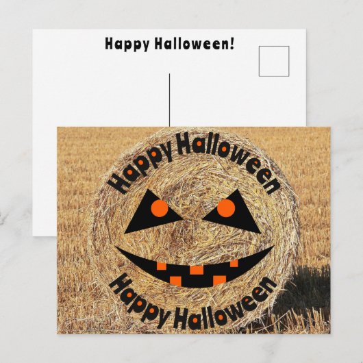 Happy Halloween Boer Rancher Hey Trick or treat Briefkaart (Voorkant / Achterkant)