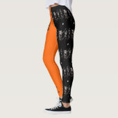 Happy Halloween Bone Dancing Skeletons Leggings (Links)