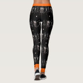 Happy Halloween Bone Dancing Skeletons Leggings (Achterkant)