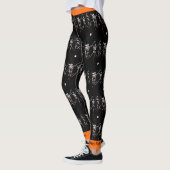 Happy Halloween Bone Dancing Skeletons Leggings (Links)