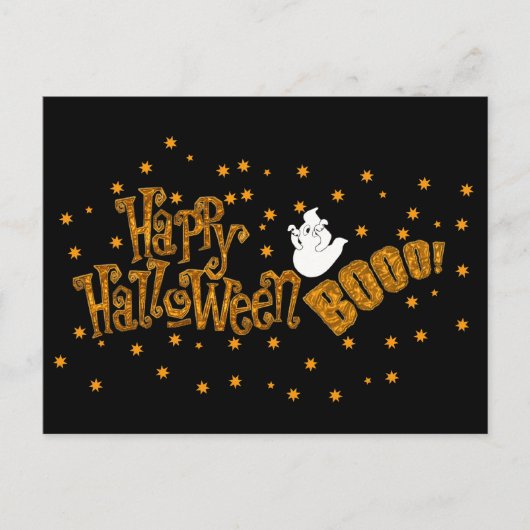 Happy Halloween Boo Briefkaart (Voorkant)
