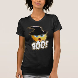 Happy Halloween Boo - Funny Emoji Witch T-shirt