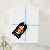 Happy Halloween Boo Ghosts Black Cadeaulabel (Met Touw)