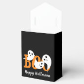 Happy Halloween Boo Ghosts Black Favor Box Bedankdoosjes (Geopend)