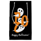 Happy Halloween Boo Ghosts Black Klein Cadeauzakje (Voorkant)
