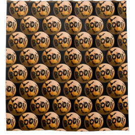 Happy Halloween Boo Pumpkin Douchegordijn