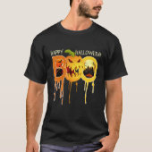 Happy Halloween Boo Scary Haunted House Horror T-shirt (Voorkant)