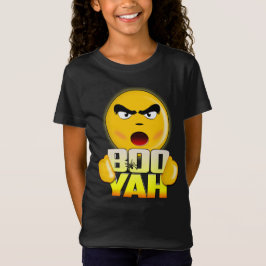 Happy Halloween Boo Yah - Funny Emoji T-shirt