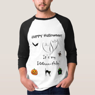 Happy Halloween Boothday T-shirt (zie achter)
