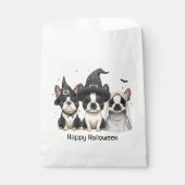 Happy Halloween Boston Terrier Dogs Bedankzakje (Voorkant)