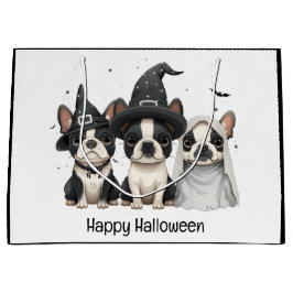 Happy Halloween Boston Terrier Dogs Groot Cadeauzakje