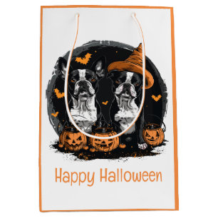 Happy Halloween Boston Terrier Dogs Medium Cadeauzakje